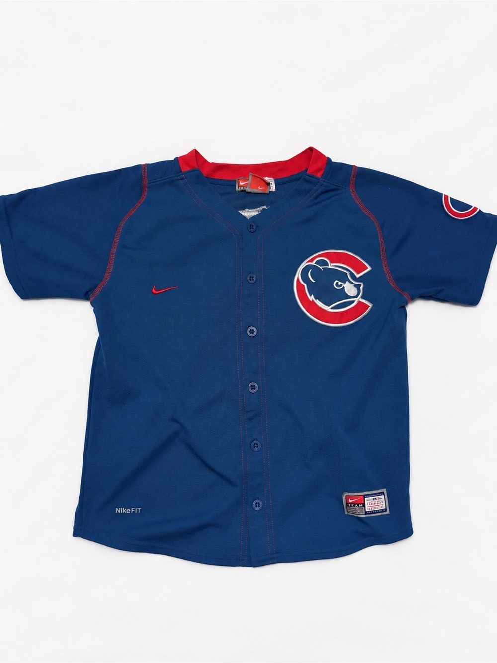 Vintage Nike Chicago Cubs Derrek Lee Jersey Youth S #25